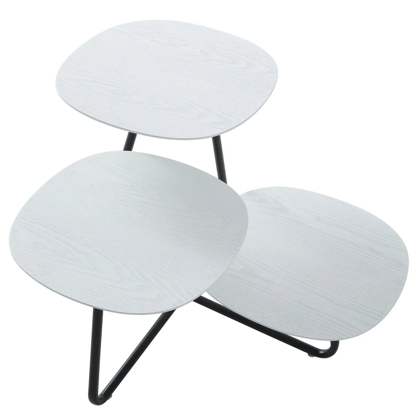 Hazelton Multi-Top End Tables with Manufactured Wood Top and Powder Coated Steel Frame - Elax Furniture