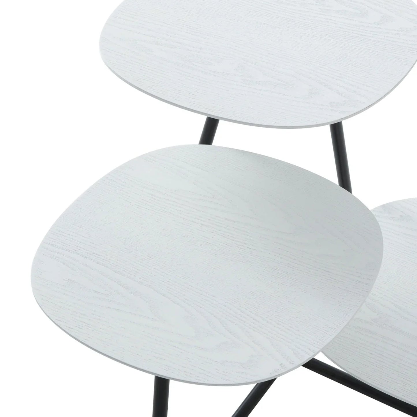 Hazelton Multi-Top End Tables with Manufactured Wood Top and Powder Coated Steel Frame - Elax Furniture