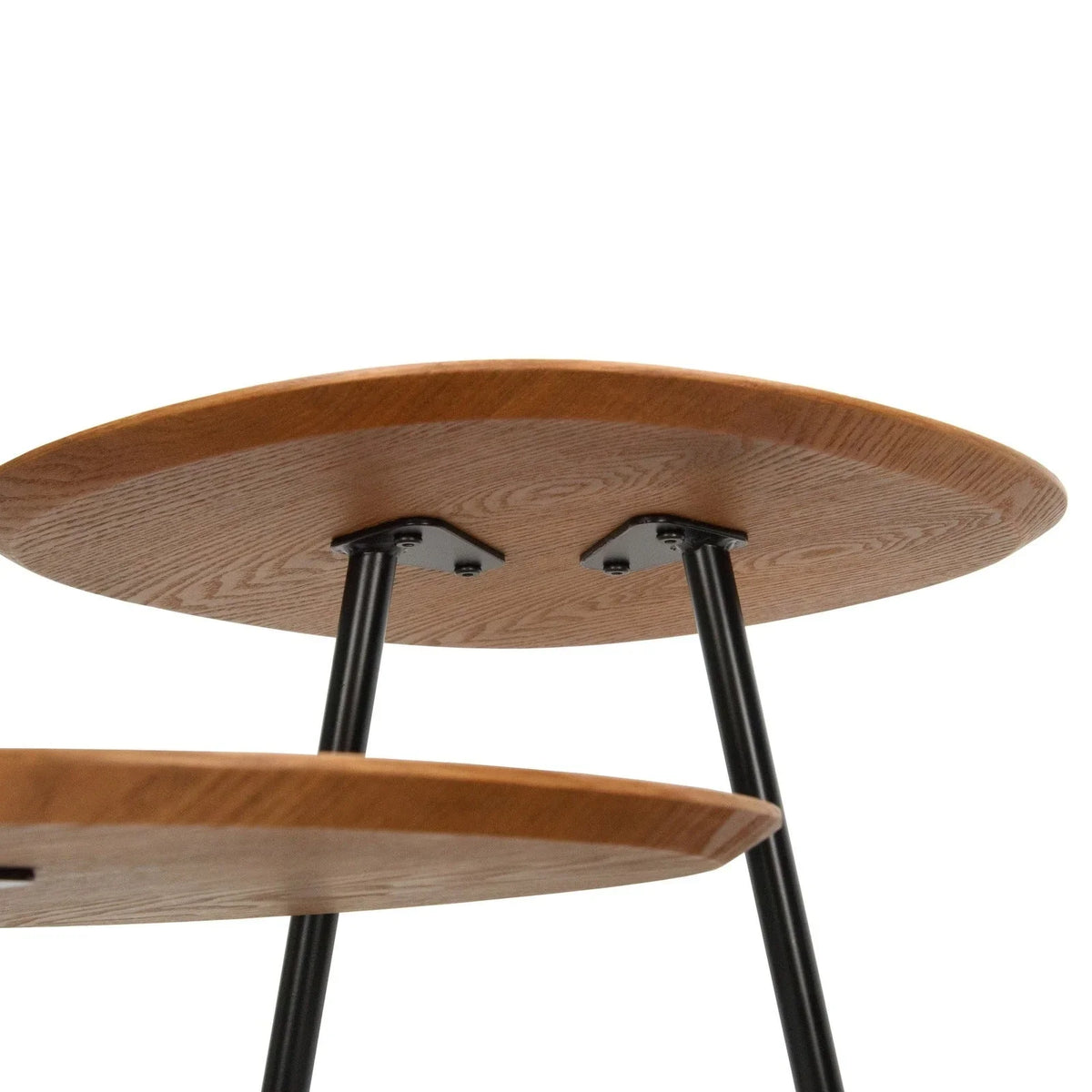 Hazelton Multi-Top End Tables with Manufactured Wood Top and Powder Coated Steel Frame - Elax Furniture