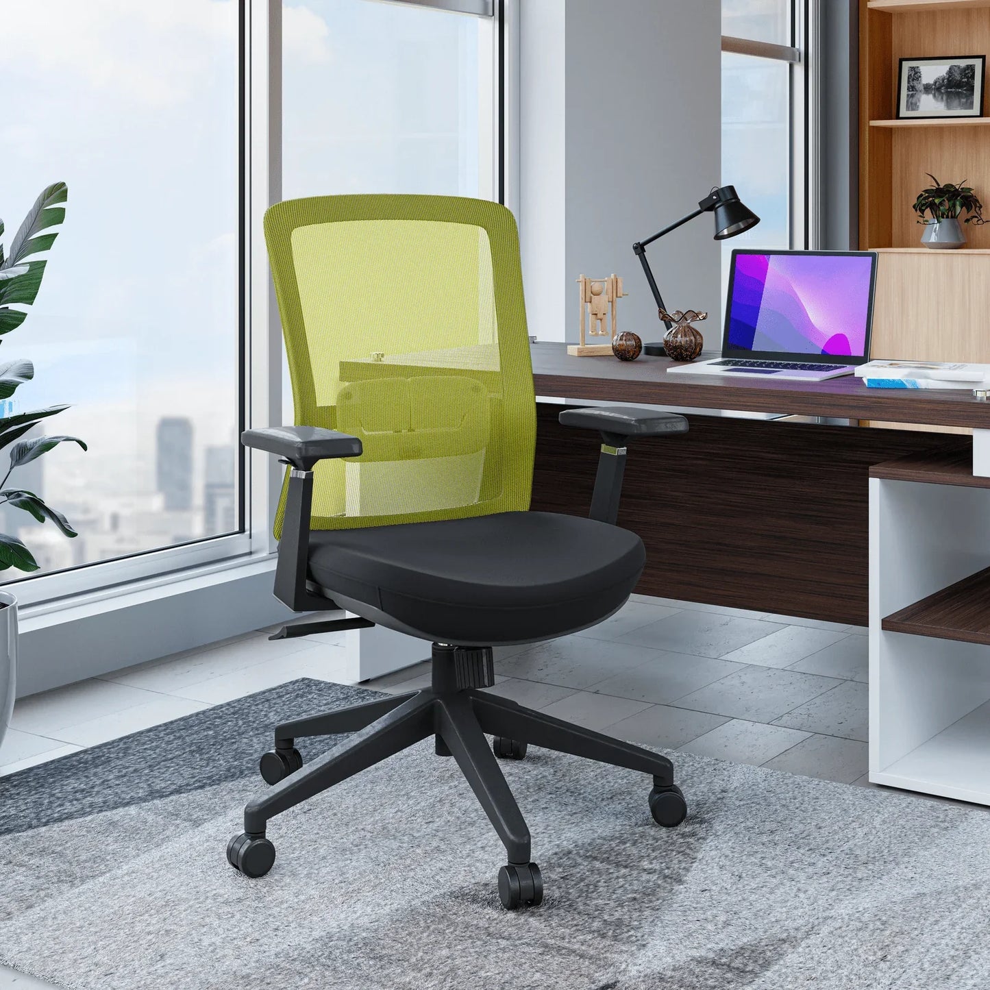 Ingram Ergonomic Modern Office Mesh Task Chair With Adjustable Height - Elax Furniture