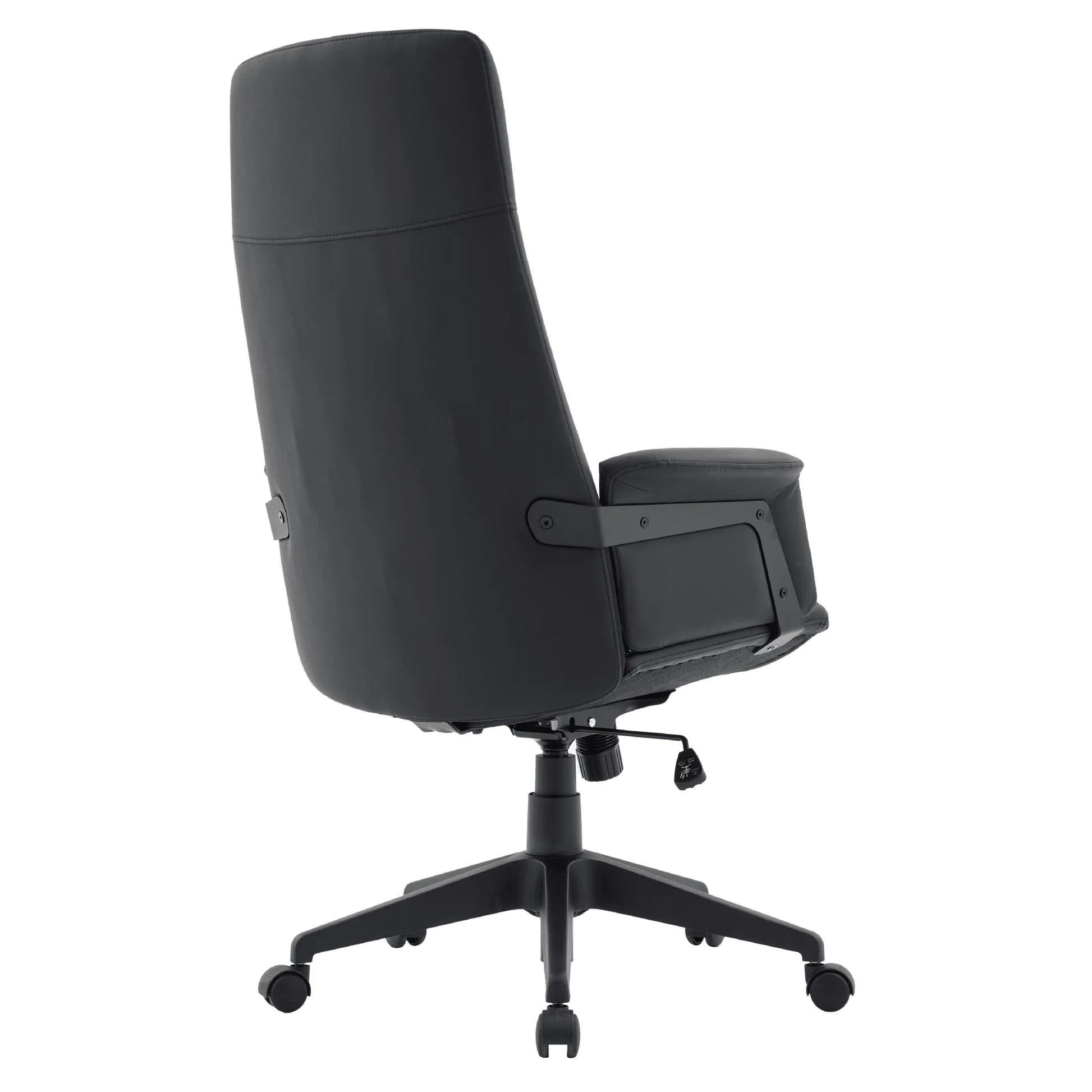 Inifini High-Back Leather Ergonomic Office Chair With Lumbar Support, Adjustable Hight and Swivel - Elax Furniture