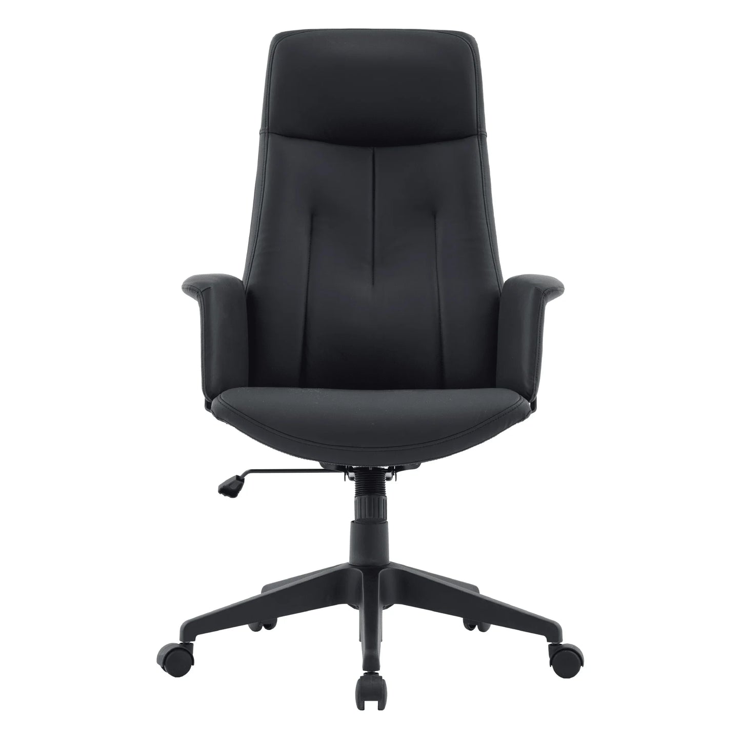 Inifini High-Back Leather Ergonomic Office Chair With Lumbar Support, Adjustable Hight and Swivel - Elax Furniture
