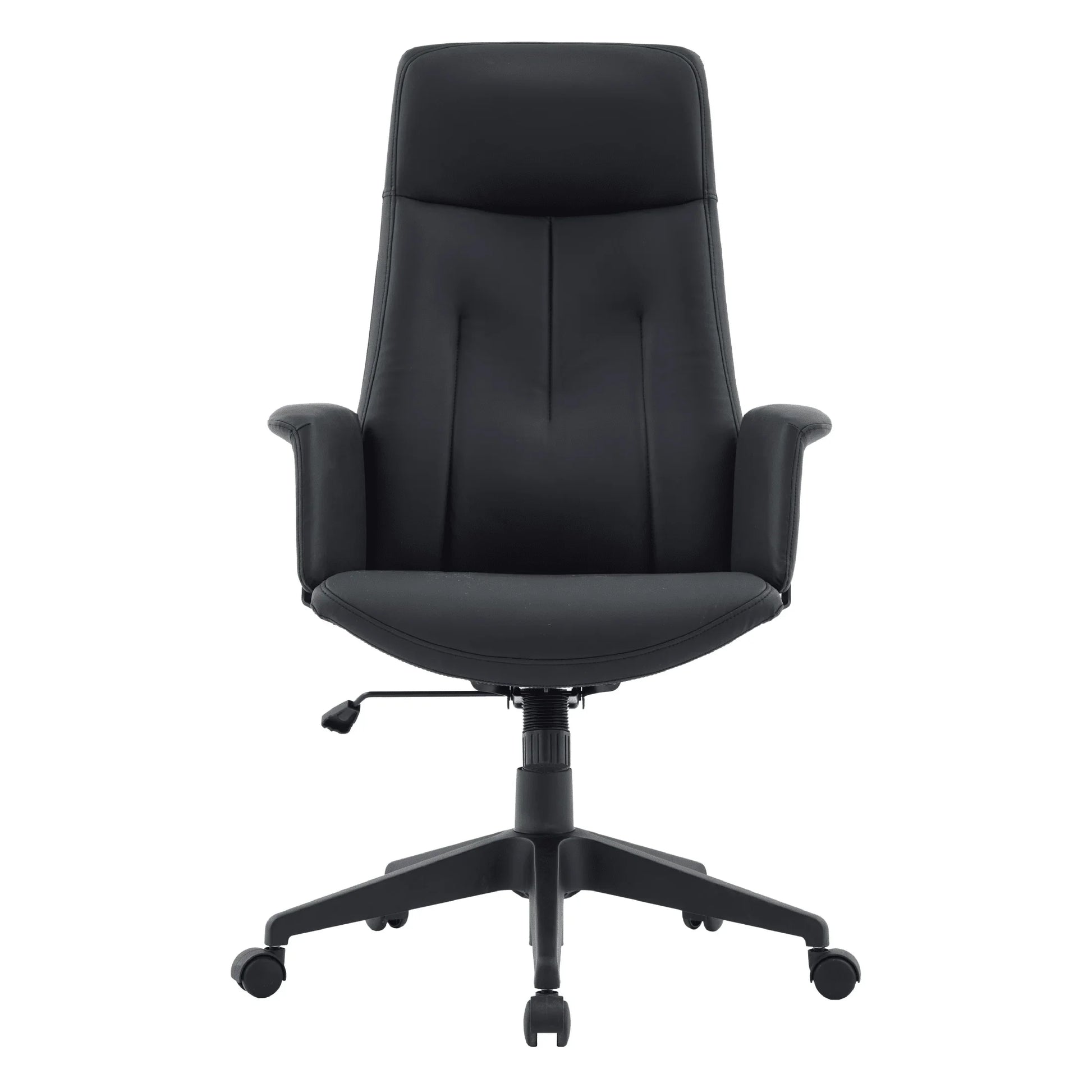 Inifini High-Back Leather Ergonomic Office Chair With Lumbar Support, Adjustable Hight and Swivel - Elax Furniture