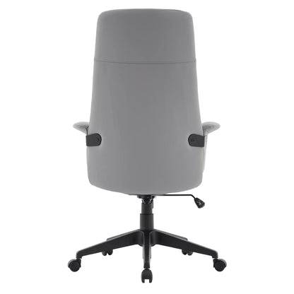 Inifini High-Back Leather Ergonomic Office Chair With Lumbar Support, Adjustable Hight and Swivel - Elax Furniture