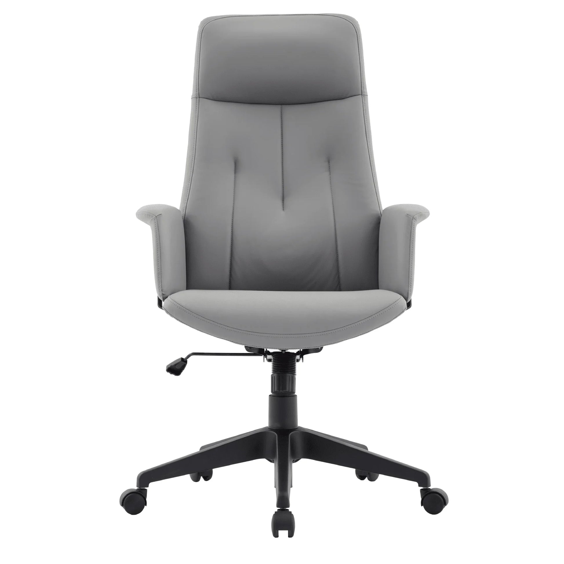 Inifini High-Back Leather Ergonomic Office Chair With Lumbar Support, Adjustable Hight and Swivel - Elax Furniture