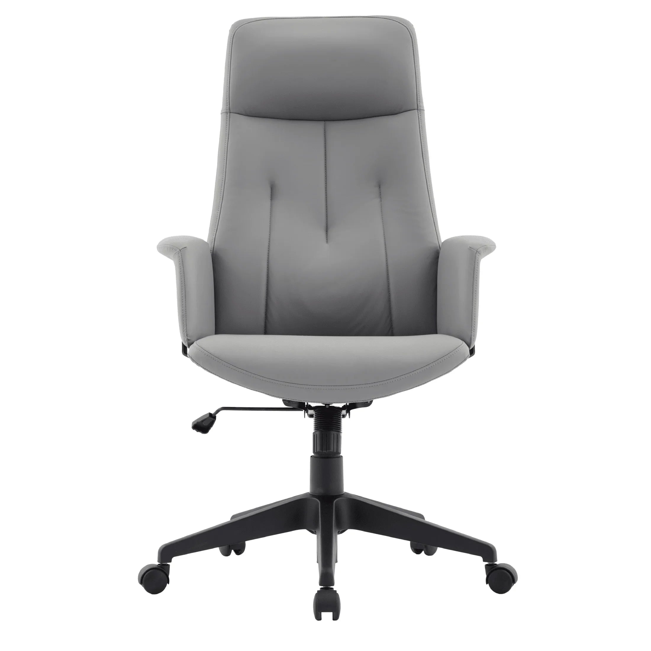Inifini High-Back Leather Ergonomic Office Chair With Lumbar Support, Adjustable Hight and Swivel - Elax Furniture