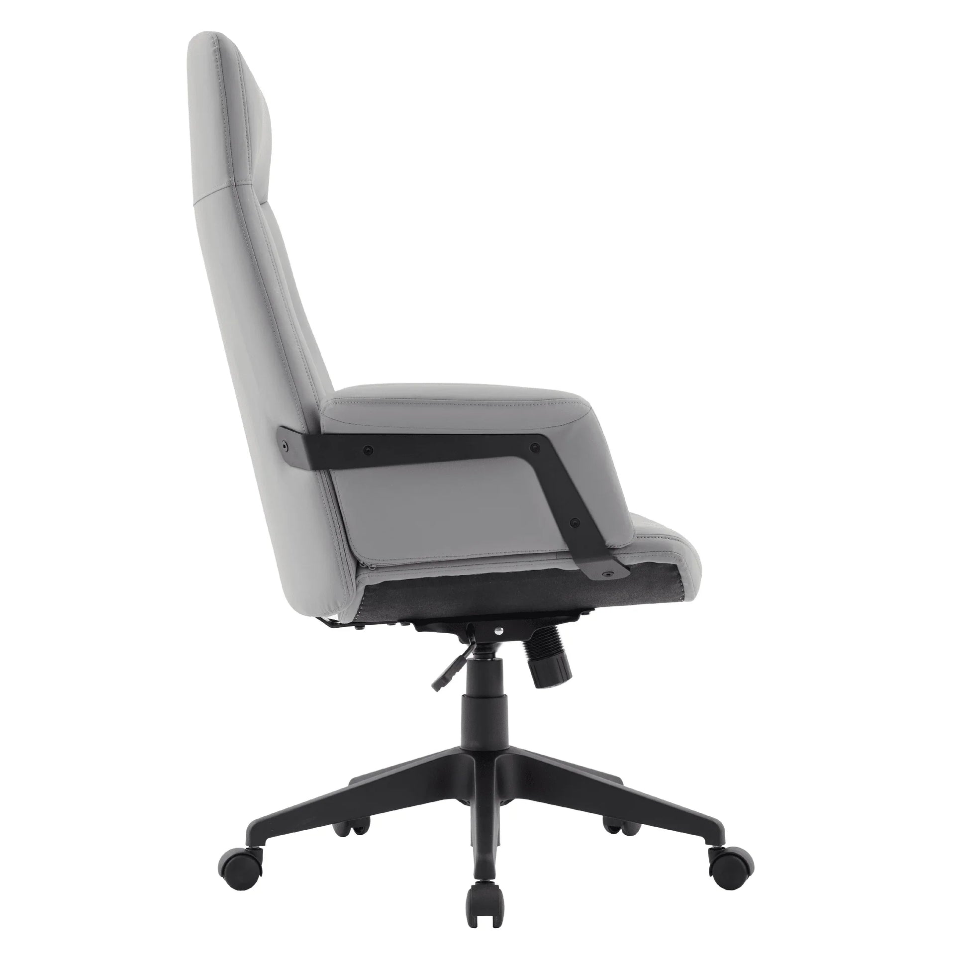 Inifini High-Back Leather Ergonomic Office Chair With Lumbar Support, Adjustable Hight and Swivel - Elax Furniture