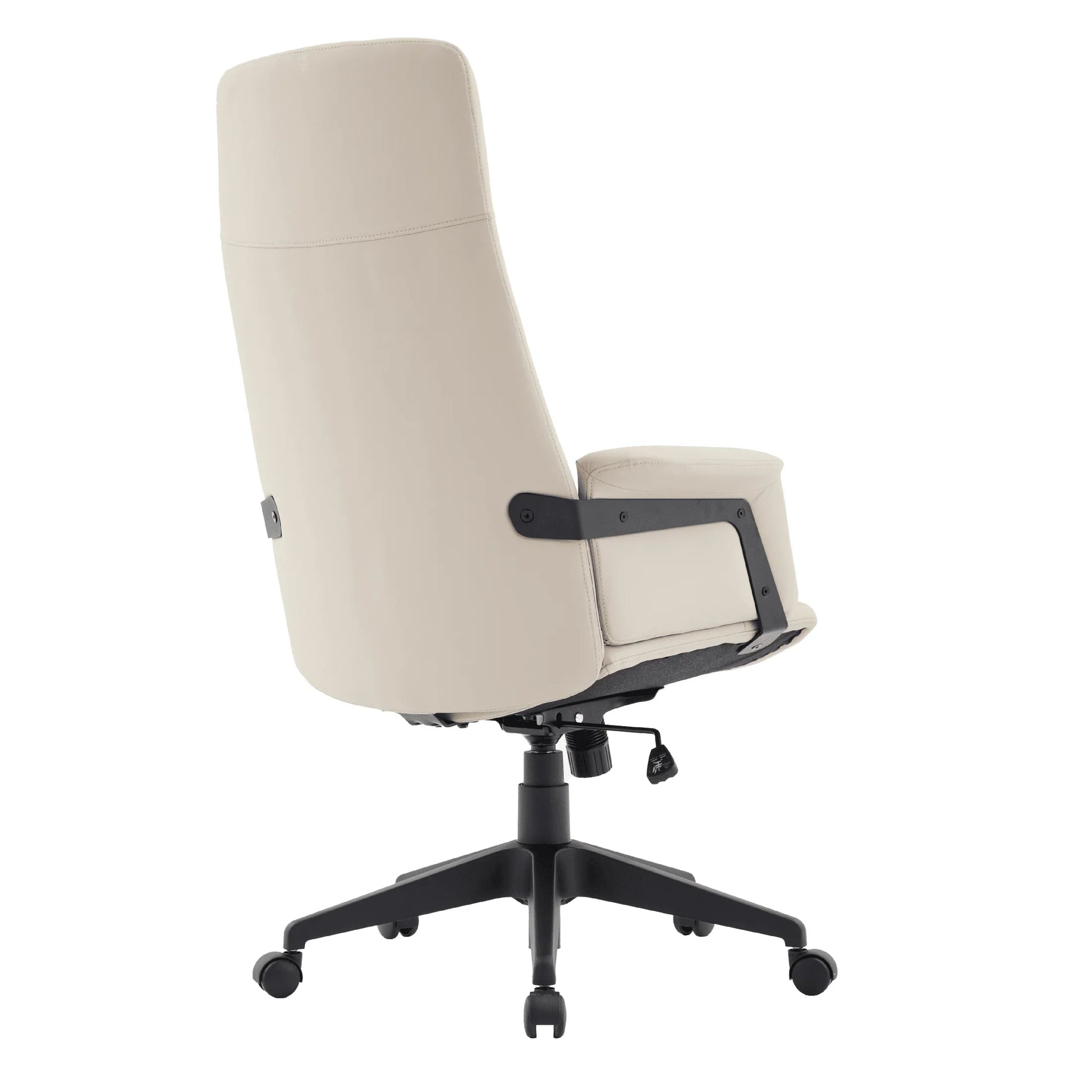 Inifini High-Back Leather Ergonomic Office Chair With Lumbar Support, Adjustable Hight and Swivel - Elax Furniture