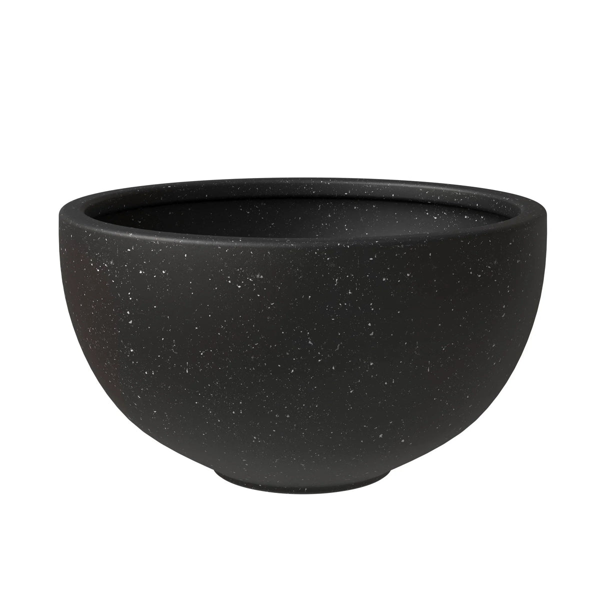 Iris Modern 3-Piece Round Planter Pot Set in Fiberstone and Clay Weather Resistant Design - Elax Furniture