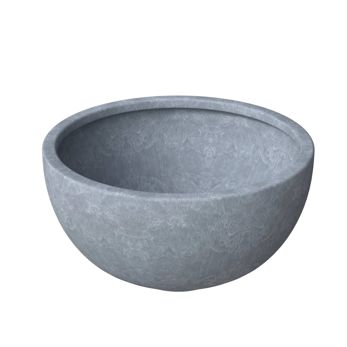 Iris Modern 3-Piece Round Planter Pot Set in Fiberstone and Clay Weather Resistant Design - Elax Furniture