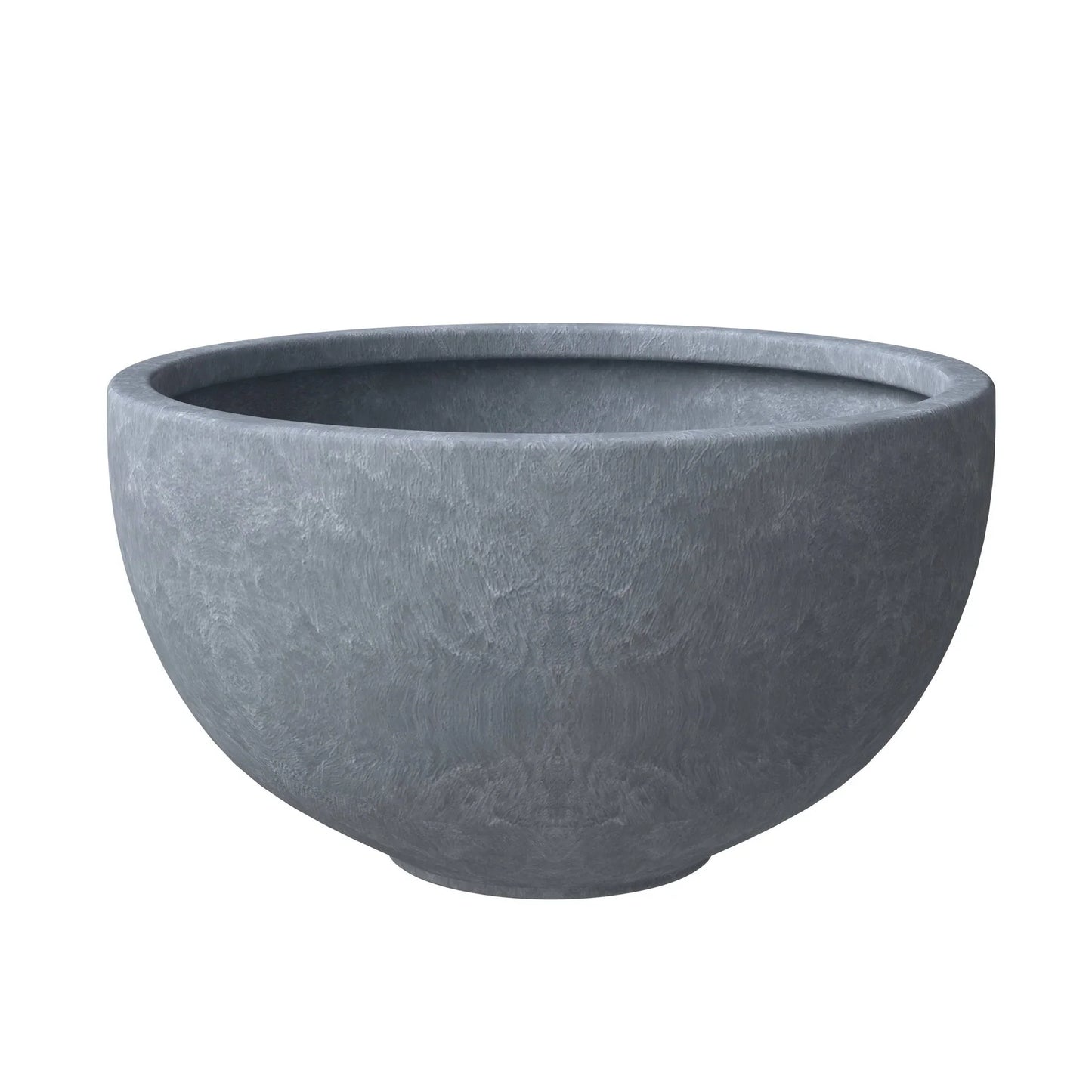 Iris Modern 3-Piece Round Planter Pot Set in Fiberstone and Clay Weather Resistant Design - Elax Furniture