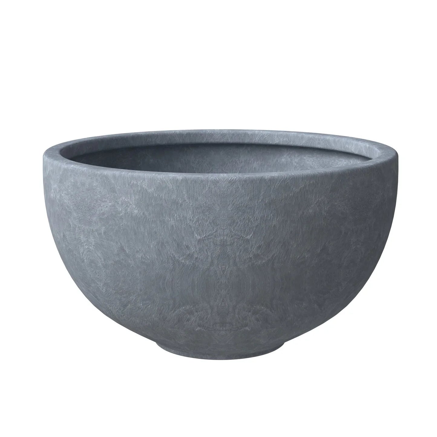 Iris Modern Round Planter Pot in Fiberstone and Clay Weather Resistant Design - Elax Furniture