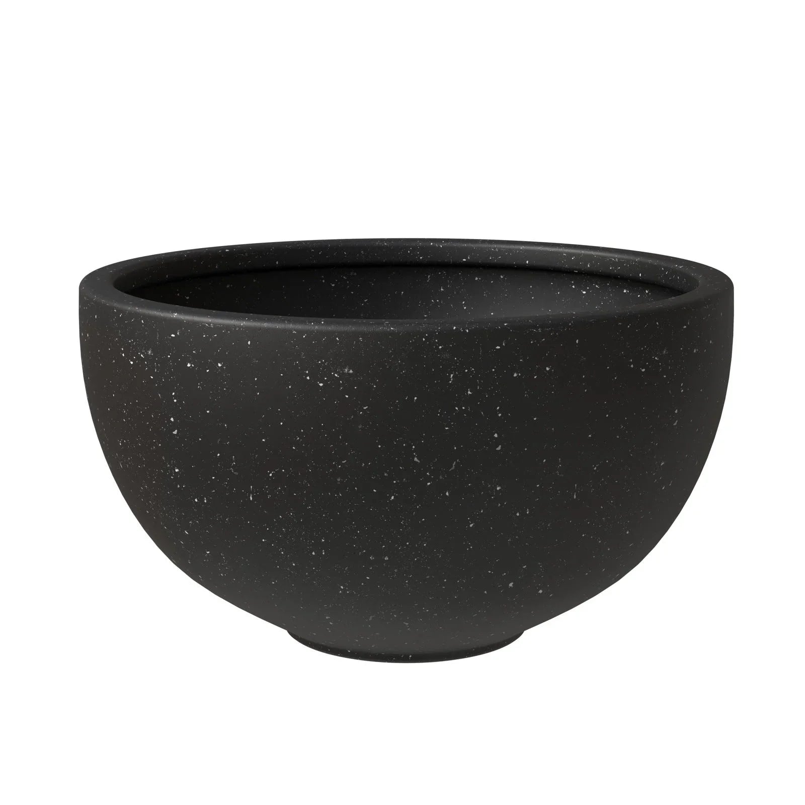 Iris Modern Round Planter Pot in Fiberstone and Clay Weather Resistant Design - Elax Furniture