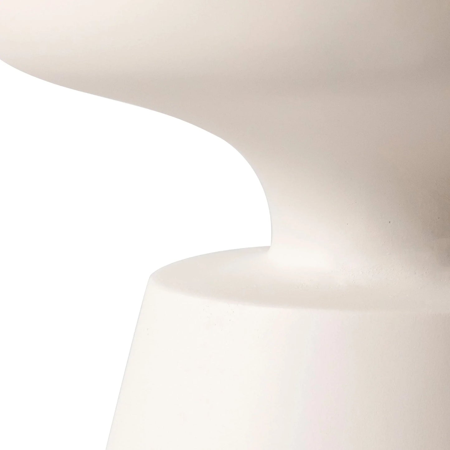 Isle Minimalist Side Table with Round Fiberstone Tabletop Accent Table and Pedestal Base - Elax Furniture