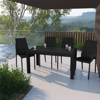 Kent Outdoor Dining Chair set of 4 - Elax Furniture