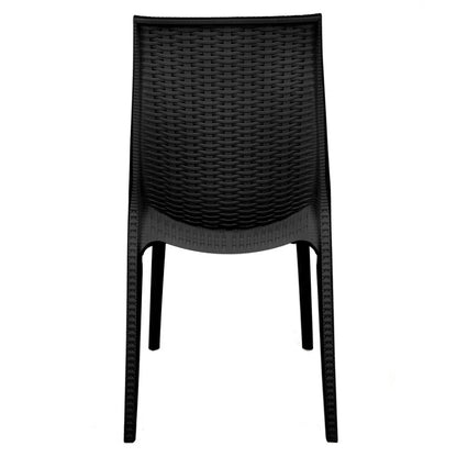 Kent Patio Outdoor Dining Chair Weave Design in Polypropylene - Elax Furniture