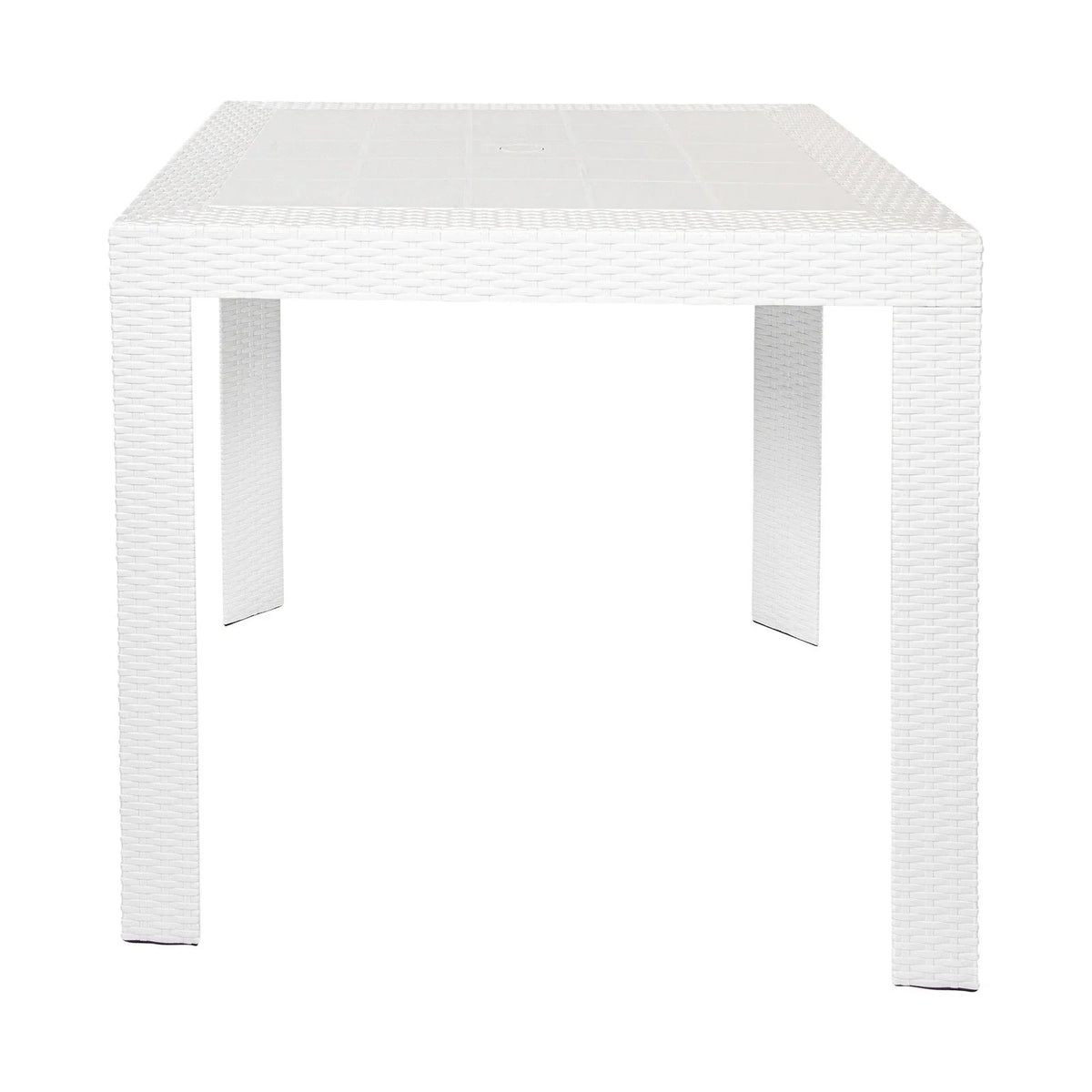Kent Mid-Century Modern Weave Design 3-Piece Outdoor Patio Dining Set - Elax Furniture