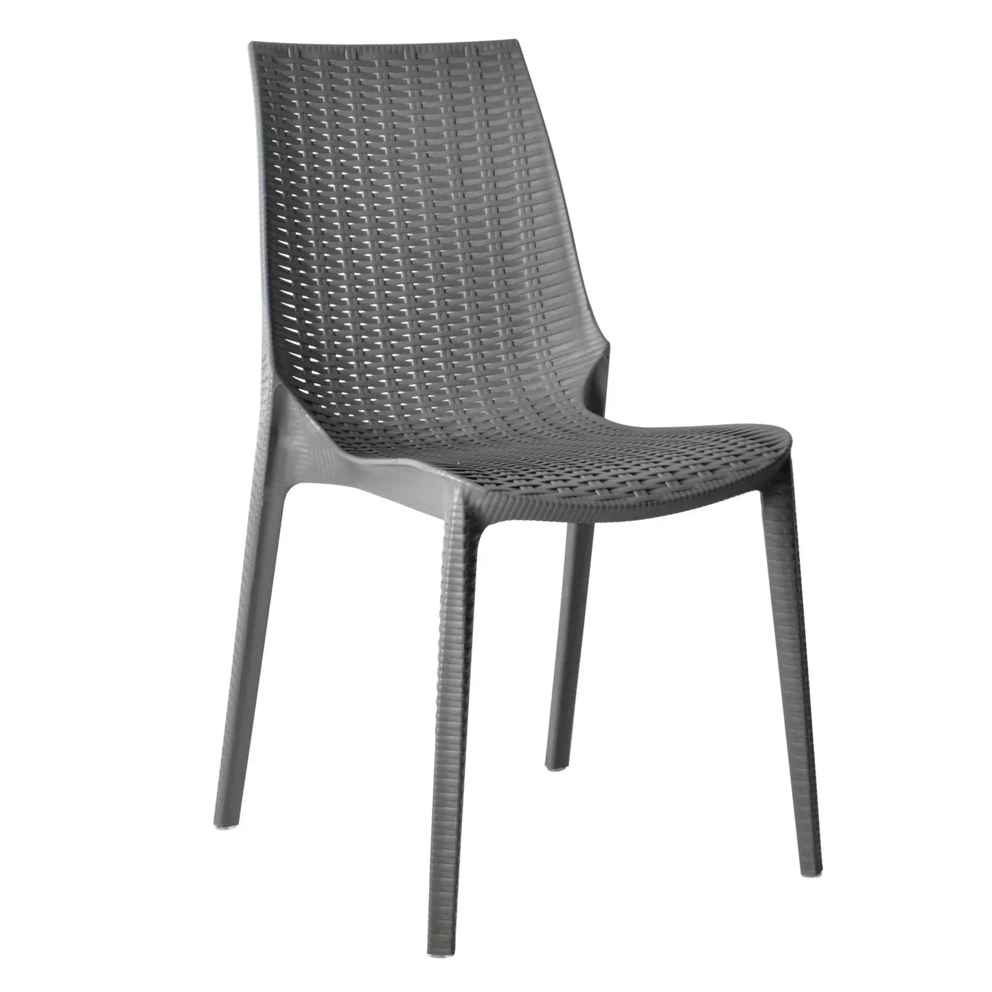 Kent Patio Outdoor Dining Chair Weave Design in Polypropylene - Elax Furniture
