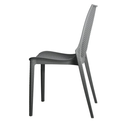 Kent Patio Outdoor Dining Chair Weave Design in Polypropylene - Elax Furniture