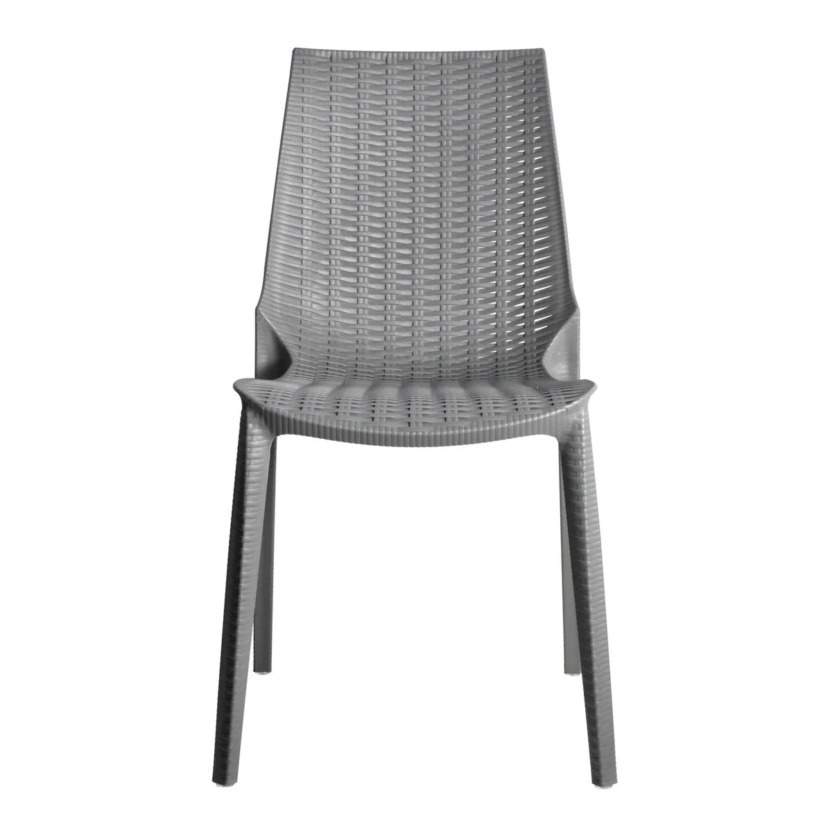 Kent Mid-Century Modern Weave Design 3-Piece Outdoor Patio Dining Set - Elax Furniture