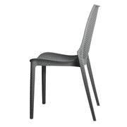 Kent Mid-Century Modern Weave Design 3-Piece Outdoor Patio Dining Set - Elax Furniture