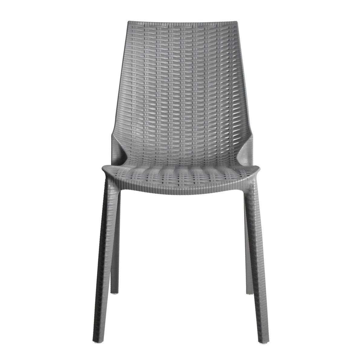 Kent Mid-Century Modern Weave Design 5-Piece Outdoor Patio Dining Set - Elax Furniture