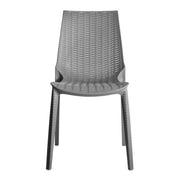 Kent Mid-Century Modern Weave Design 5-Piece Outdoor Patio Dining Set - Elax Furniture