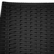 Kent Mid-Century Modern Weave Design 3-Piece Outdoor Patio Dining Set - Elax Furniture