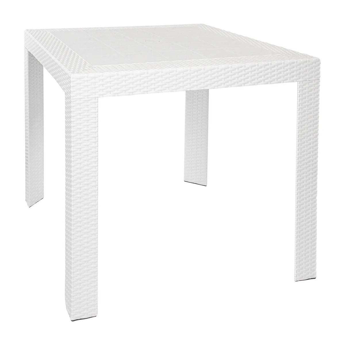 Kent Mid-Century Modern Weave Design 5-Piece Outdoor Patio Dining Set - Elax Furniture