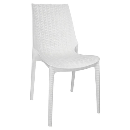 Kent Patio Outdoor Dining Chair Weave Design in Polypropylene - Elax Furniture