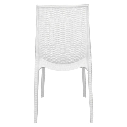 Kent Patio Outdoor Dining Chair Weave Design in Polypropylene - Elax Furniture