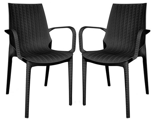 Kent Outdoor Dining Arm Chair set of 2 - Elax Furniture