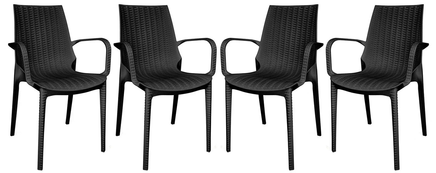 Kent Outdoor Dining Arm Chair set of 4 - Elax Furniture