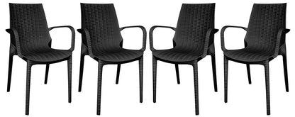 Kent Outdoor Dining Arm Chair set of 4 - Elax Furniture