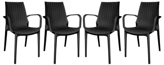 Kent Outdoor Dining Arm Chair set of 4 - Elax Furniture