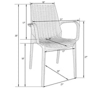 Kent Outdoor Dining Arm Chair - Elax Furniture