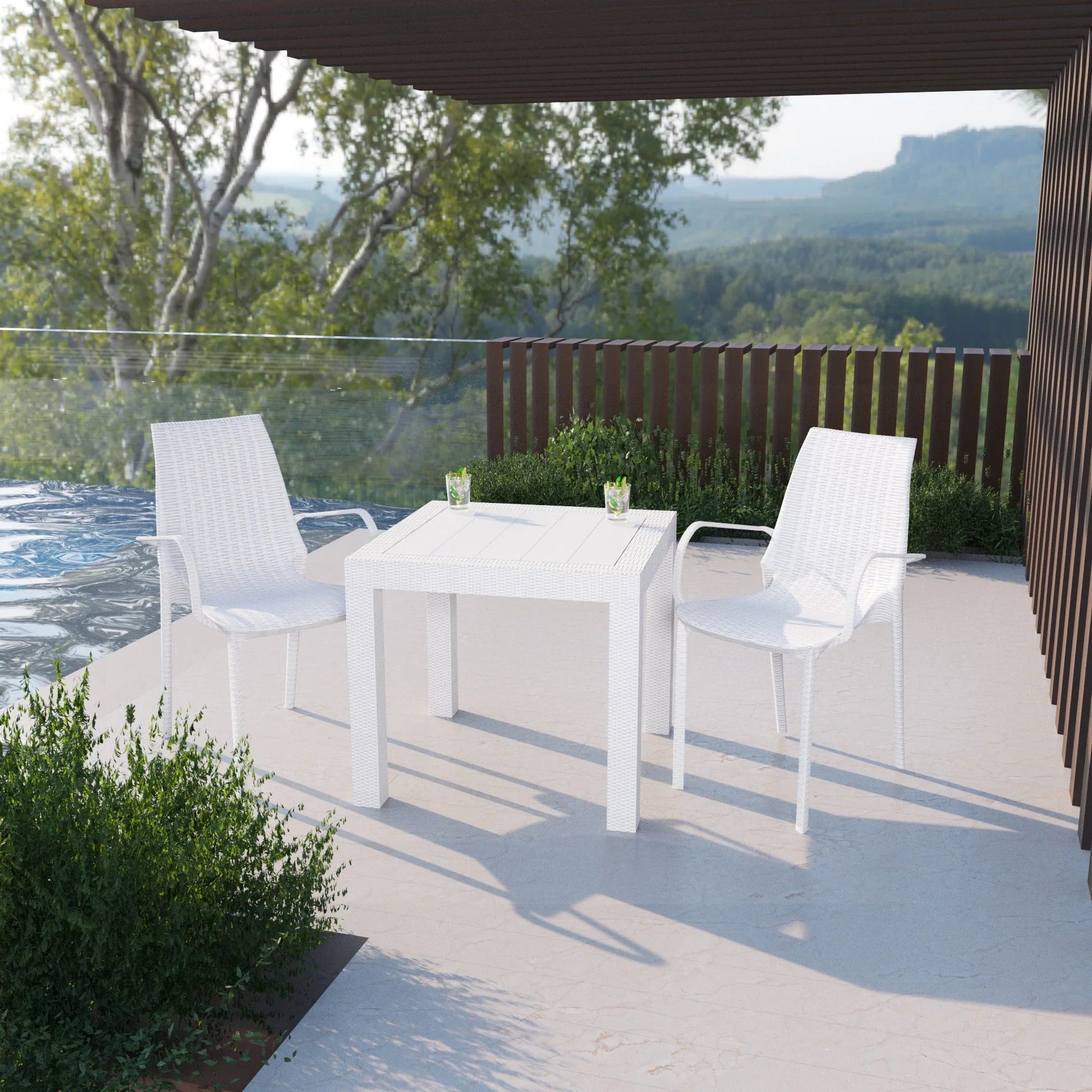 Kent Outdoor Dining Arm Chair set of 2 - Elax Furniture