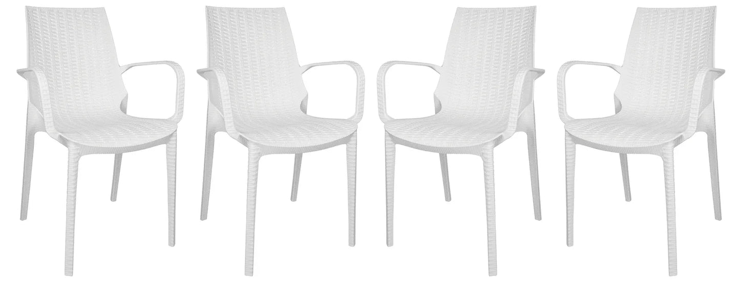 Kent Outdoor Dining Arm Chair set of 4 - Elax Furniture