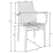 Kent Outdoor Dining Arm Chair - Elax Furniture