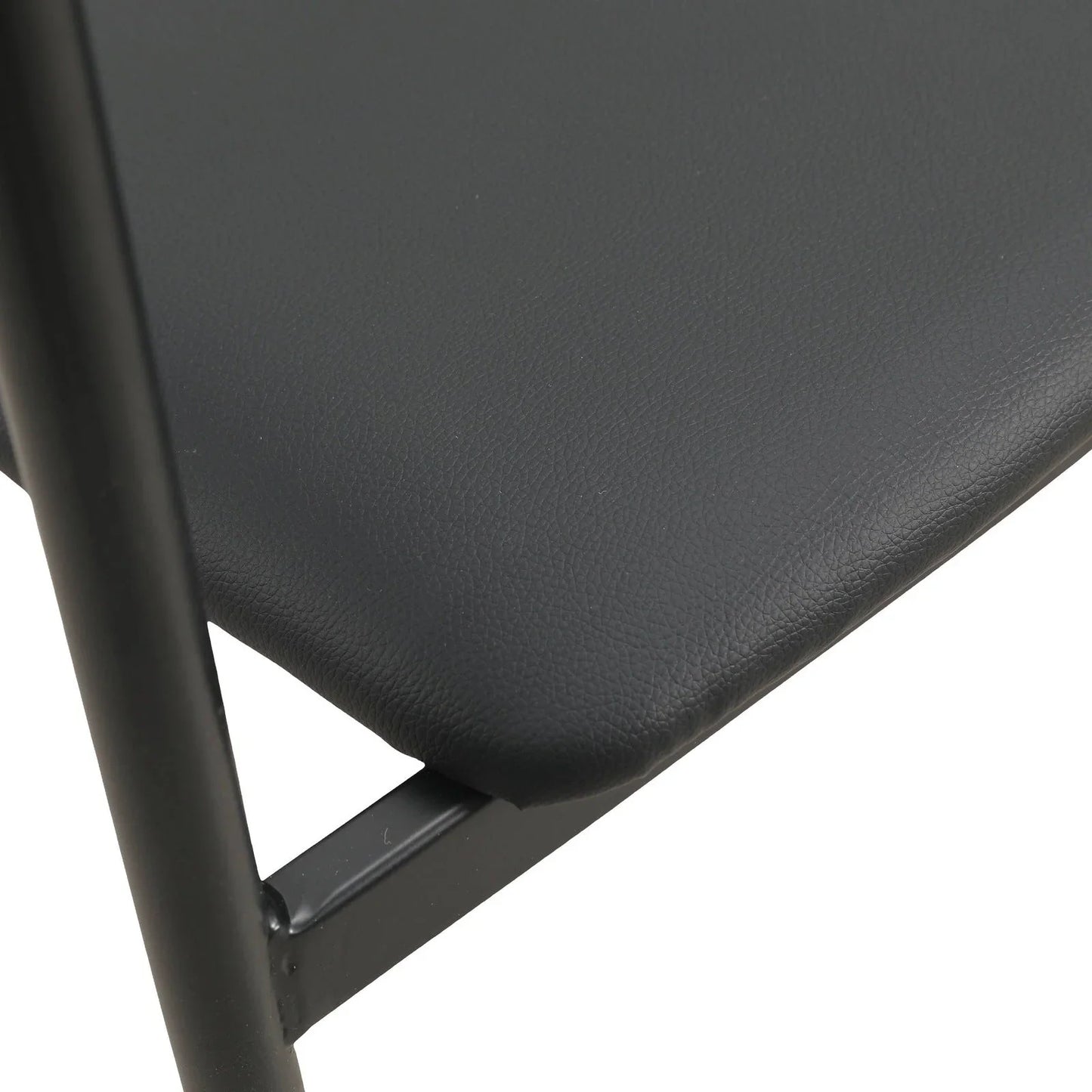 Kora Dining Chair Upholstered in Leather with Stainless Steel Frame and Legs - Elax Furniture