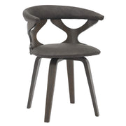 Klyne Modern Wooden Dining Chair With Walnut Color Frame - Elax Furniture