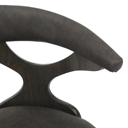 Klyne Modern Wooden Dining Chair With Walnut Color Frame - Elax Furniture