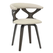 Klyne Modern Wooden Dining Chair With Walnut Color Frame - Elax Furniture