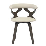 Klyne Modern Wooden Dining Chair With Walnut Color Frame - Elax Furniture