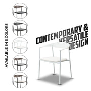 Kora Dining Chair Upholstered in Leather with Stainless Steel Frame and Legs - Elax Furniture