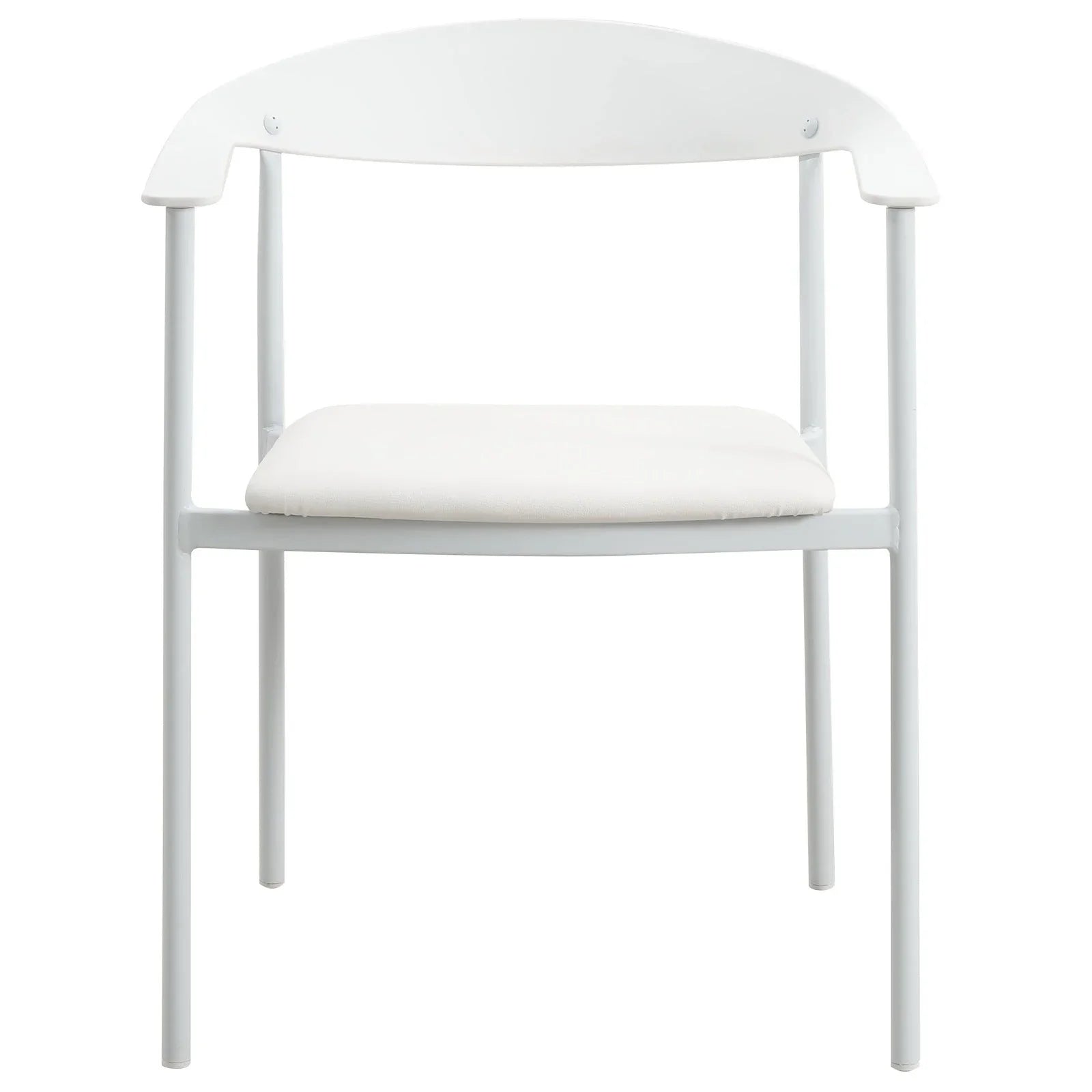 Kora Dining Chair Upholstered in Leather with Stainless Steel Frame and Legs - Elax Furniture