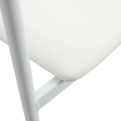 Kora Dining Chair Upholstered in Leather with Stainless Steel Frame and Legs - Elax Furniture