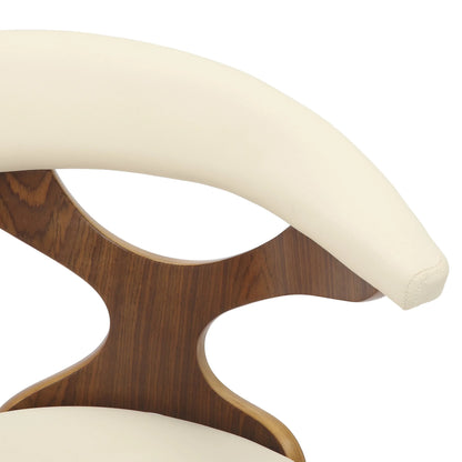 Klyne Modern Wooden Dining Chair With Walnut Color Frame - Elax Furniture