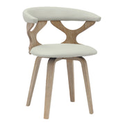 Klyne Modern Wooden Dining Chair With Walnut Color Frame - Elax Furniture
