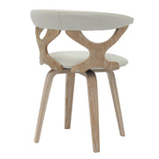 Klyne Modern Wooden Dining Chair With Walnut Color Frame - Elax Furniture
